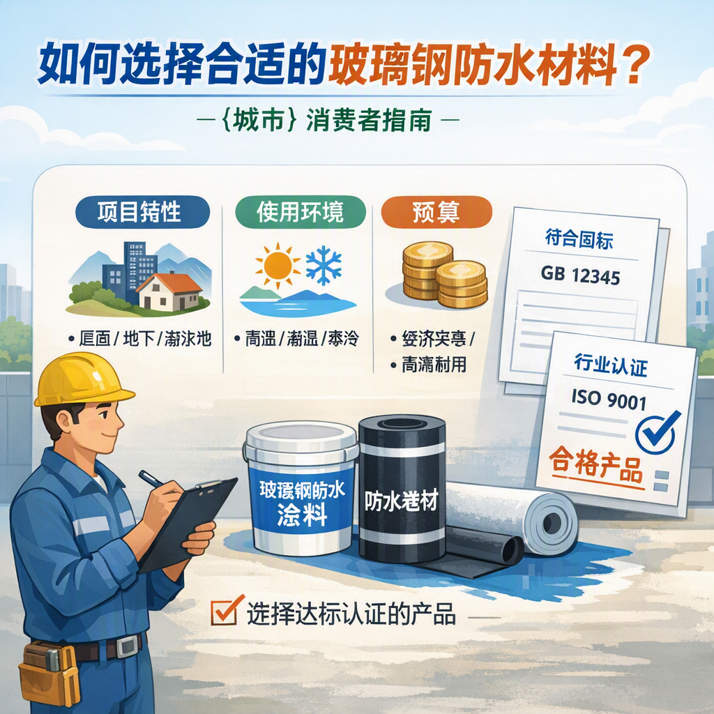 如何判定玻璃钢防水材料的合格标准？ 福州 消费者指南