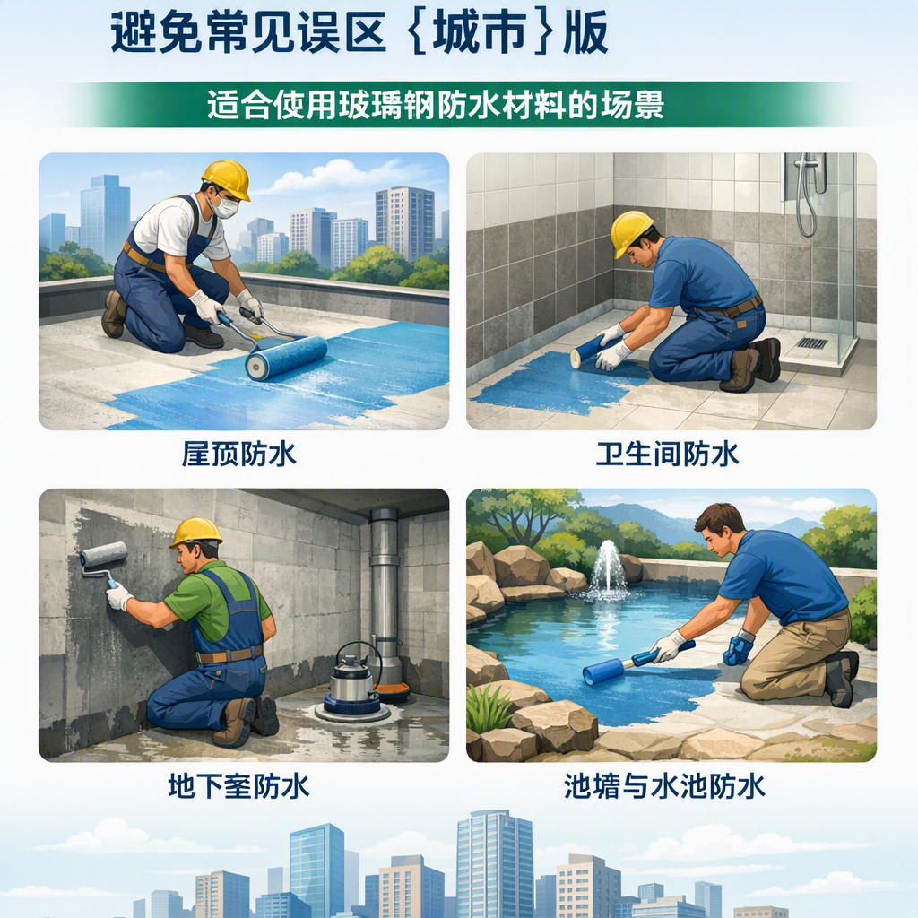 玻璃钢防水材料施工注意事项，避免常见误区 福州 版