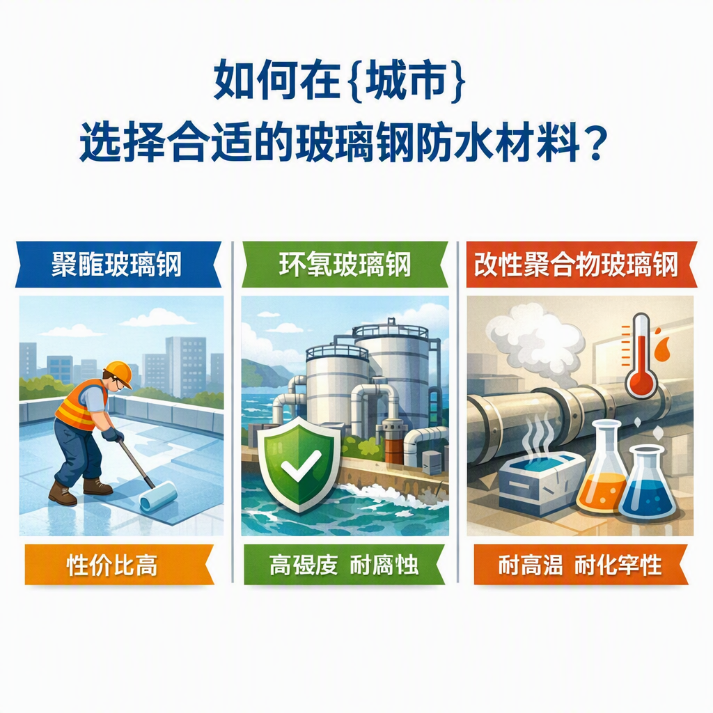 如何在福州选择合适的玻璃钢防水材料？