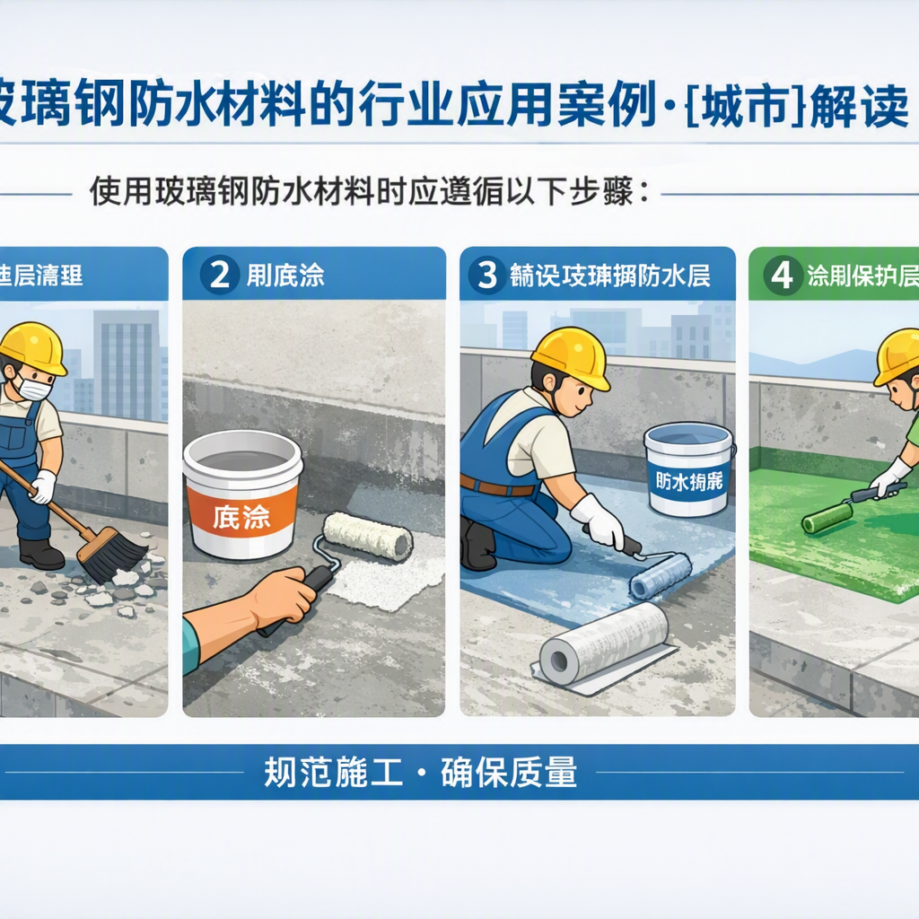 玻璃钢防水材料的行业应用案例，福州解读