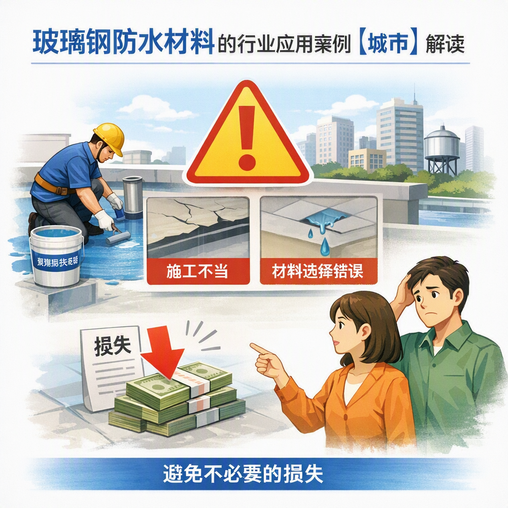 玻璃钢防水材料的行业应用案例，福州解读